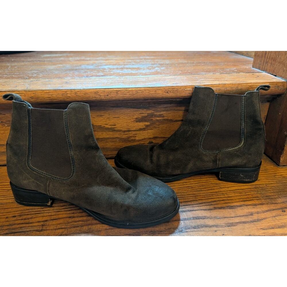 Thursday Boots Cavalier Chelsea Women's 10.5 Weather Safe Suede Classic Brown - Picture 6 of 9